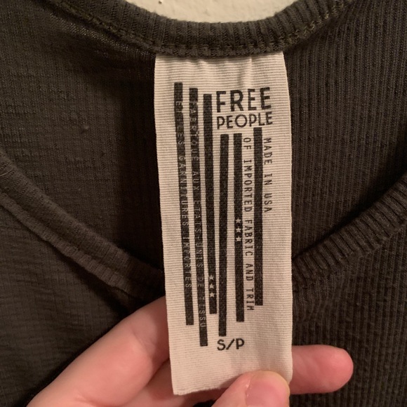 Free People Dark Green Tank Top - Picture 7 of 7